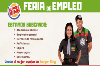Forma parte de nuestro equipo Oportunidades en Burger King