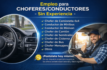 Convocatoria abierta para conductores